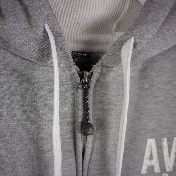 Avirex Double Layered Waffle Knit Accent Hoodie Mens - Picture 6 of 8